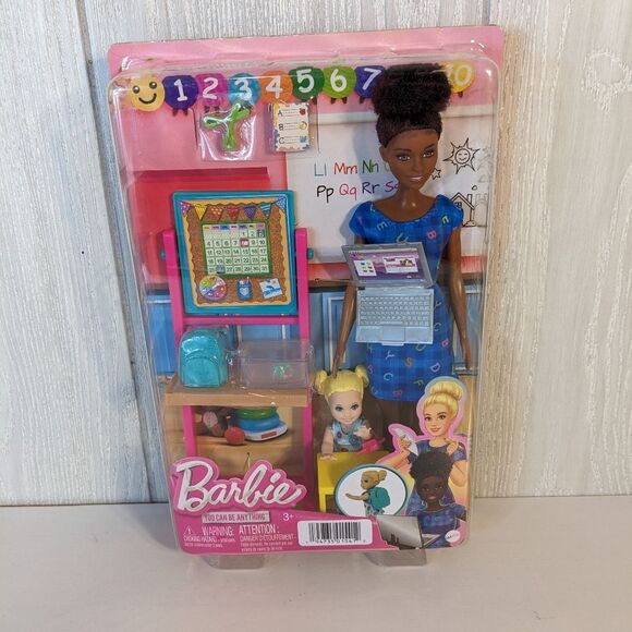 Mattel Barbie You Can Be Anything Career Doll Preschool Teacher Playset NWT - Picture 1 of 5